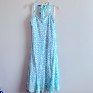 Polka Dot Halter Top Dress